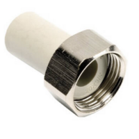 Штуцер с НГ 32х1 1/4" СЕРЫЙ PPR